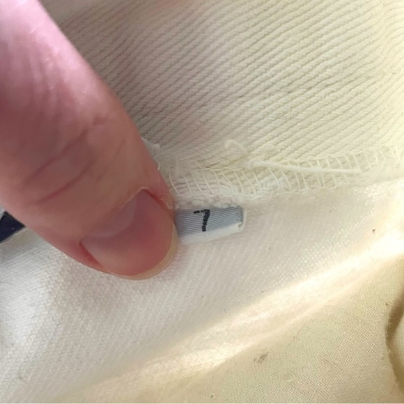 Bergamo Vintage 80’s High-Waisted Shorts | Cuffed Hem | 100% Cotton | Off White - Picture 8 of 11